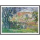 The Artists Garden at Cannes 1920, A New Print Of an Henri  Labasque Painting