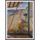 The Beach at St. Gildas, A New Print Of an Henri  Labasque Painting