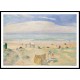 The Beach of Saint Jean de Monts 1917, A New Print Of an Henri  Labasque Painting