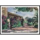 The Garden at Cannet 1920, A New Print Of an Henri  Labasque Painting