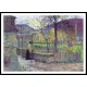 The Garden at Champagne 1894, A New Print Of an Henri  Labasque Painting