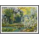 The Garden in Spring 1914, A New Print Of an Henri  Labasque Painting