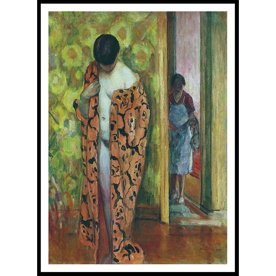 The Japanese Robe, A New Print Of an Henri  Labasque Painting