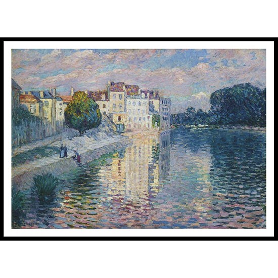 The Marne at Lagny 1905 01, A New Print Of an Henri  Labasque Painting