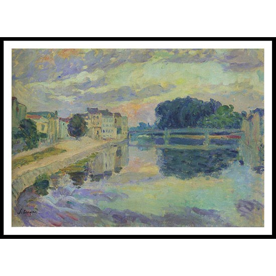 The Marne at Lagny 1905 02, A New Print Of an Henri  Labasque Painting