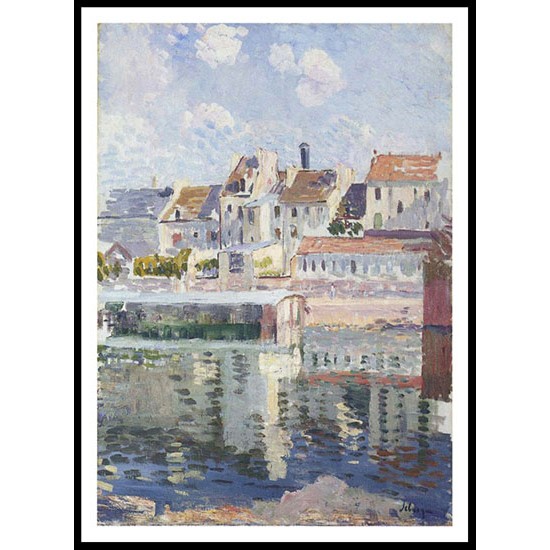 The Marne at Lagny 1907, A New Print Of an Henri  Labasque Painting