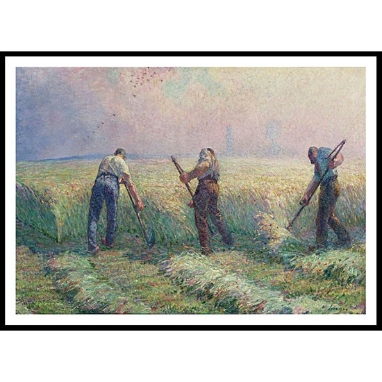 The Mowers in the Outskirts of Lagny 1899 1900, A New Print Of an Henri  Labasque Painting