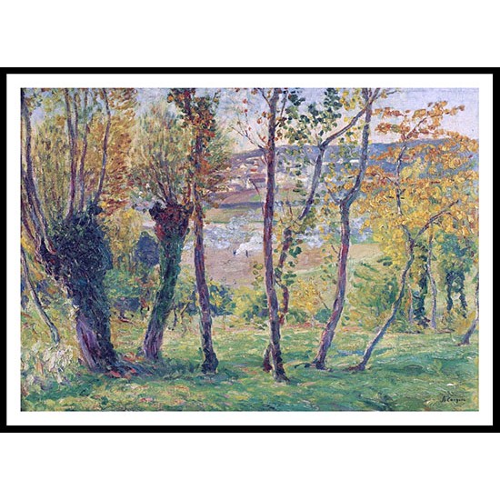 The Outskirts of Montevrain 1900 05, A New Print Of an Henri  Labasque Painting