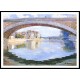 The Pont of the Marne at Lagny, A New Print Of an Henri  Labasque Painting