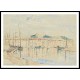 The Port of Saint Tropez 1906 07, A New Print Of an Henri  Labasque Painting