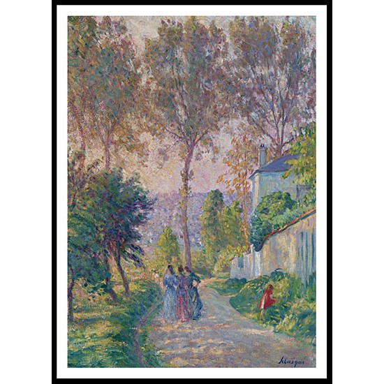 The Promenade, A New Print Of an Henri  Labasque Painting