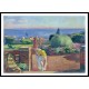 The Terrace at Prefailles 1922, A New Print Of an Henri  Labasque Painting