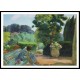 The Terrace in Pradet, A New Print Of an Henri  Labasque Painting