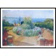 The Terrasse at Prefailles 1920, A New Print Of an Henri  Labasque Painting