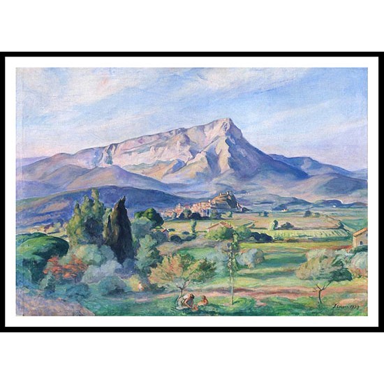 The Valley of the Garde 1923, A New Print Of an Henri  Labasque Painting