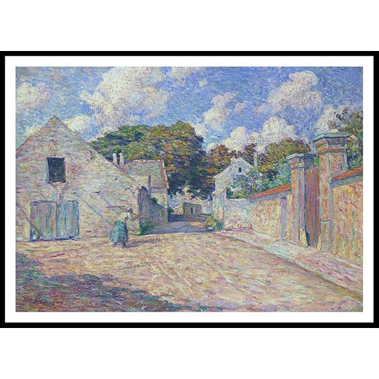 The Village Entrance, A New Print Of an Henri  Labasque Painting