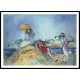 Three Women by the Sea 1910, A New Print Of an Henri  Labasque Painting