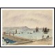 Two Boats at Saint Tropez , A New Print Of an Henri  Labasque Painting