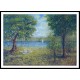 Two Girls by the Eau River 1900, A New Print Of an Henri  Labasque Painting