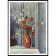 Vase with Poppies and Apple Blossoms, A New Print Of an Henri  Labasque Painting