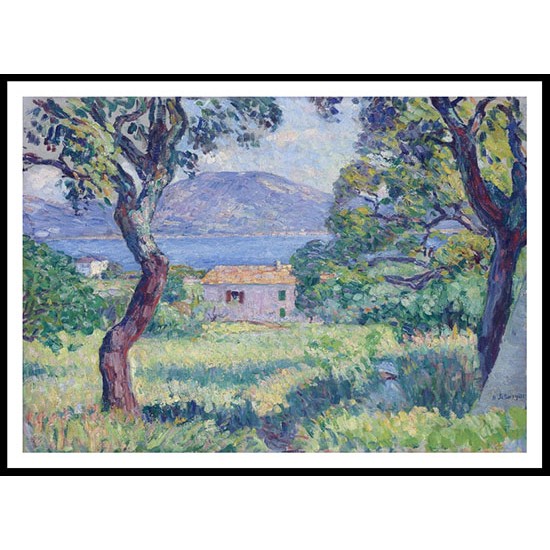 View of Esterel 1907, A New Print Of an Henri  Labasque Painting