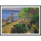 View of the Sea from the Balcony 1919, A New Print Of an Henri  Labasque Painting