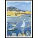 Villefranche by the Sea 1926, A New Print Of an Henri  Labasque Painting