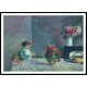 Woman and Child Seated by the Table 1914, A New Print Of an Henri  Labasque Painting