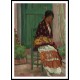 Woman in Flowery Shawl, A New Print Of an Henri  Labasque Painting