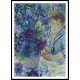 Woman with a Vase of Flowers, A New Print Of an Henri  Labasque Painting