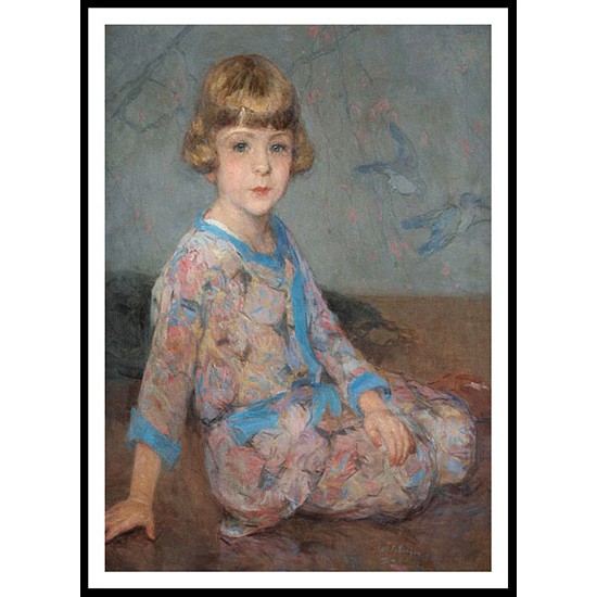 Young Boy in Kimono, A New Print Of an Henri  Labasque Painting