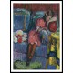 Young Girl and the Red Balloon 1910, A New Print Of an Henri  Labasque Painting