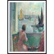 Young Girl at the Window, A New Print Of an Henri  Labasque Painting