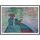 Young Girl in a Boat, A New Print Of an Henri  Labasque Painting