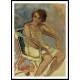 Young Woman Seated, A New Print Of an Henri  Labasque Painting