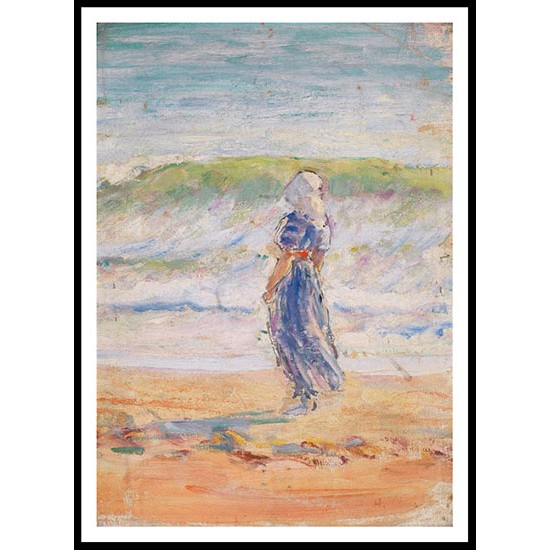 Young Woman near the Water, A New Print Of an Henri  Labasque Painting