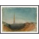 A Church Spire possibly Petworth Sussex 1828 30, A New Print Of a J. M. W Turner Painting