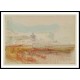 A Distant View of Le Treport from the East 1845, A New Print Of a J. M. W Turner Painting