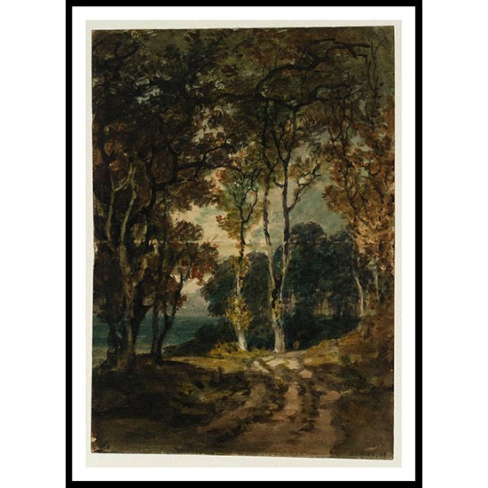 A Road through a Wood 1798, A New Print Of a J. M. W Turner Painting