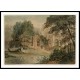 A Ruined Abbey by a Pond 1795 97, A New Print Of a J. M. W Turner Painting