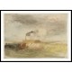 A Steamer off Portsmouth in a Storm 1825, A New Print Of a J. M. W Turner Painting