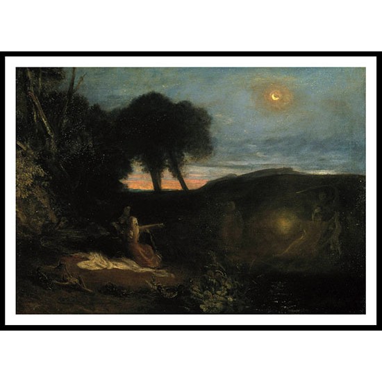 A Subject from the Runic Superstitions 1808, A New Print Of a J. M. W Turner Painting