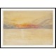 A Sunset Sky 1825 30, A New Print Of a J. M. W Turner Painting