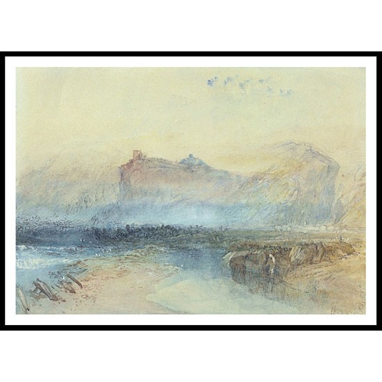 A View in the Domleschg Valley Switzerland, A New Print Of a J. M. W Turner Painting