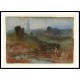 A View of Petworth Church with the Chimneys of Petworth House to the Right of the Spire 1827, A New Print Of a J. M. W Turner Painting