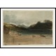 A Welsh Lake 1799 1800, A New Print Of a J. M. W Turner Painting