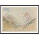 Alpine Village 1830, A New Print Of a J. M. W Turner Painting