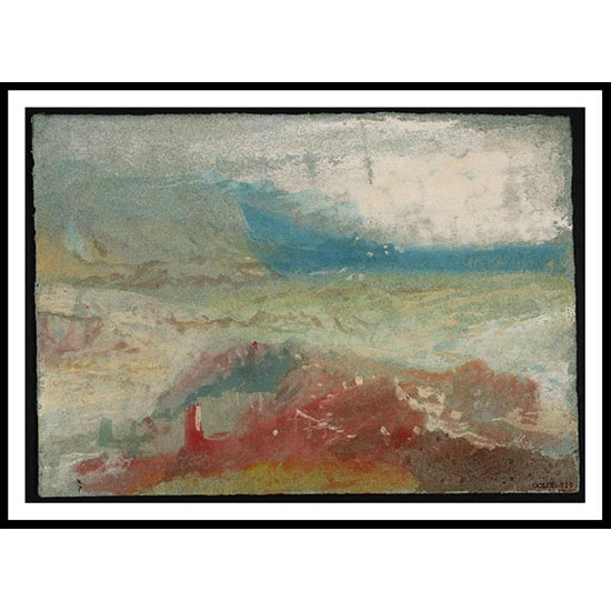 Among the Mountains 1830, A New Print Of a J. M. W Turner Painting