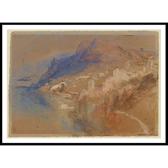 An Italian Lake 1830, A New Print Of a J. M. W Turner Painting