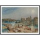 Angers Looking South Down the Maine 1826 28, A New Print Of a J. M. W Turner Painting